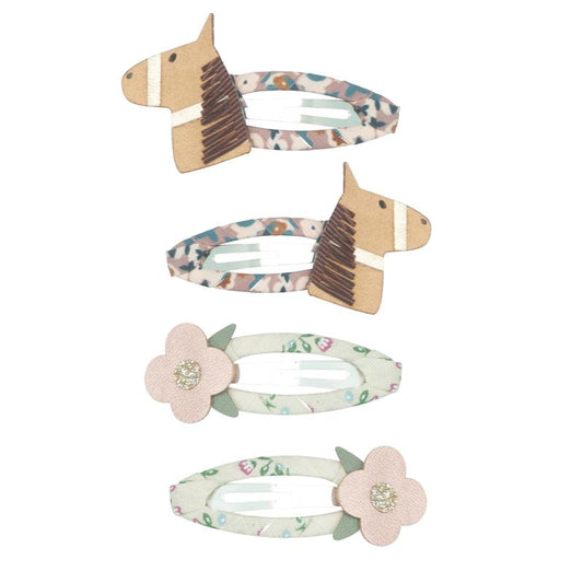 Mimi & Lula Horse & Flower Clip