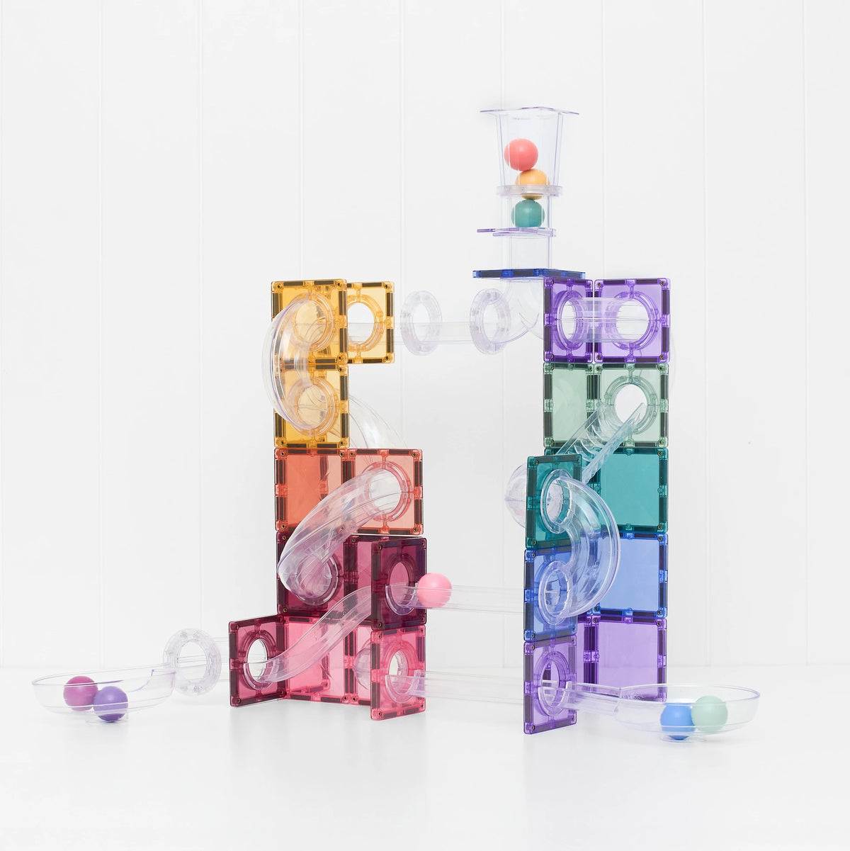 Connetix Ball Run Pastel Pack 114 pc
