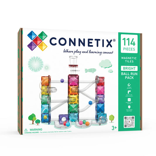 Connetix Ball Run Bright Pack 114 pc