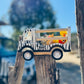 Wooden Pullback Zoo Truck