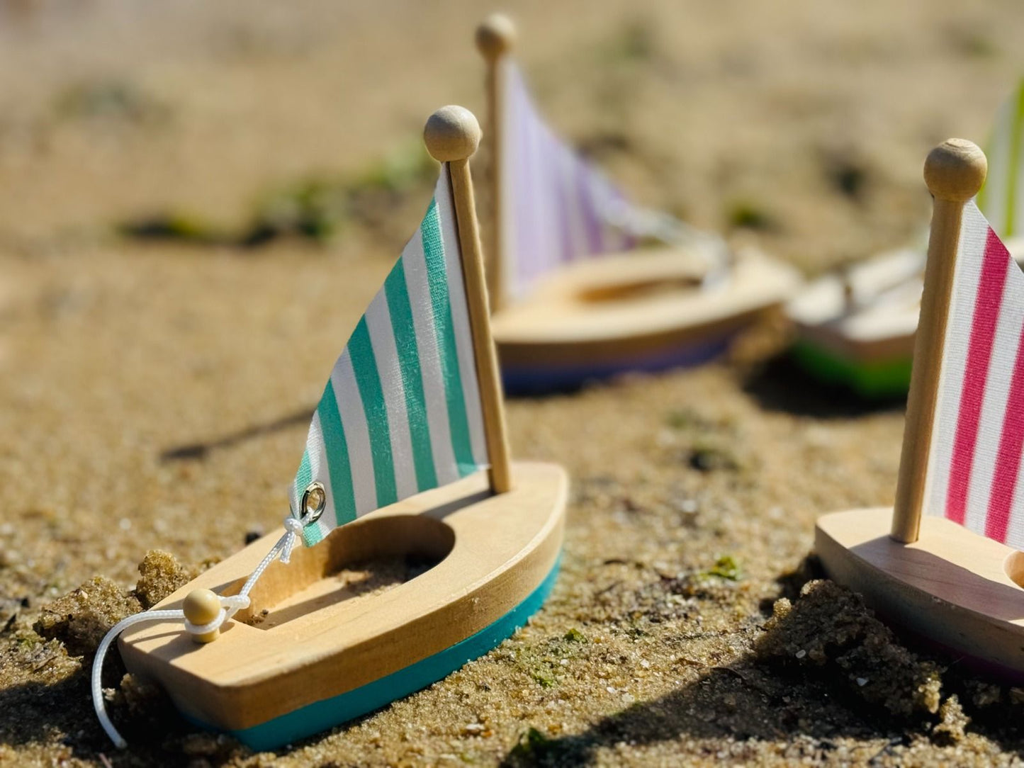 Wooden Toy Sail Boat