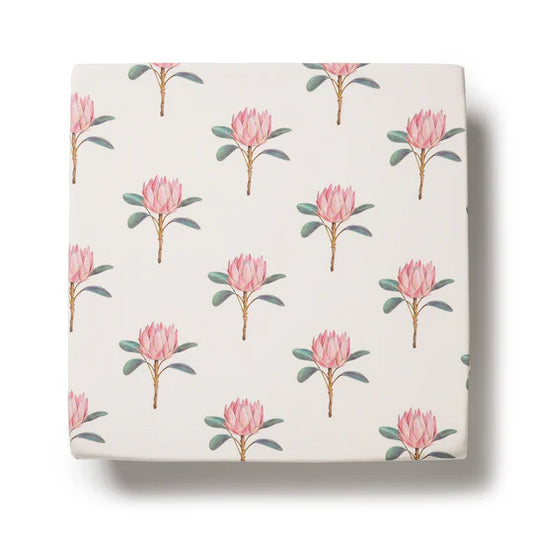 Wilson & Frenchy Organic Bassinet Sheet Pretty Protea