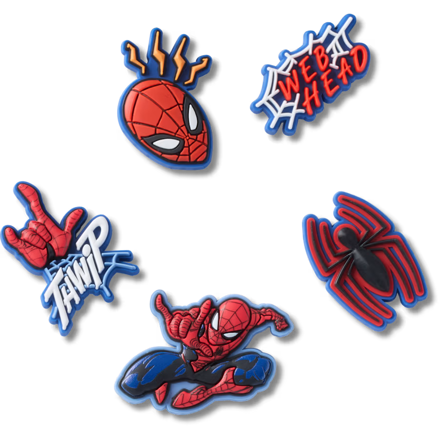 Jibbitz Spiderman 5Pck