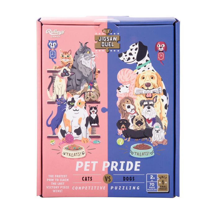 Ridleys Jigsaw Duel Pet Pride Cats vs Dogs