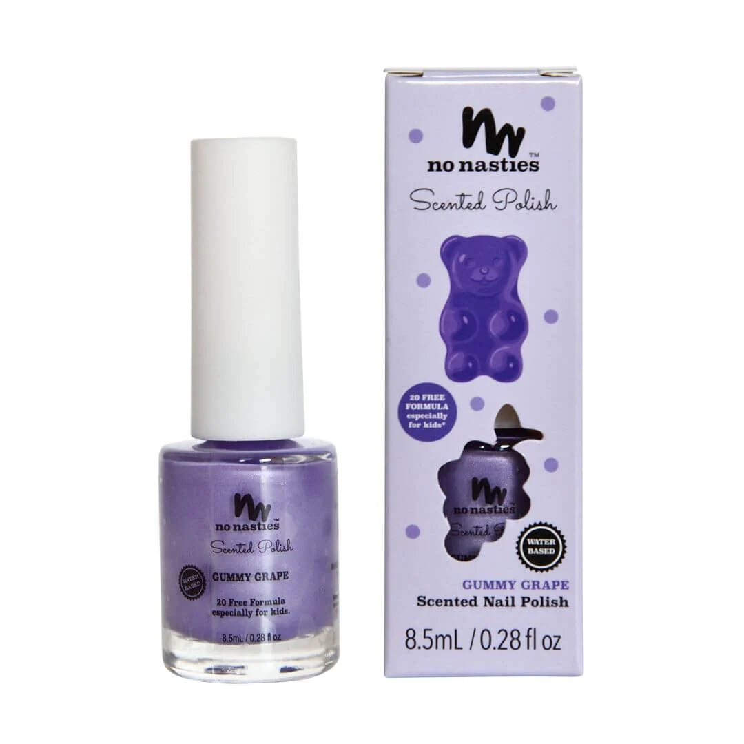 No Nasties Nail Polish Scented Gummy Grape | Purple