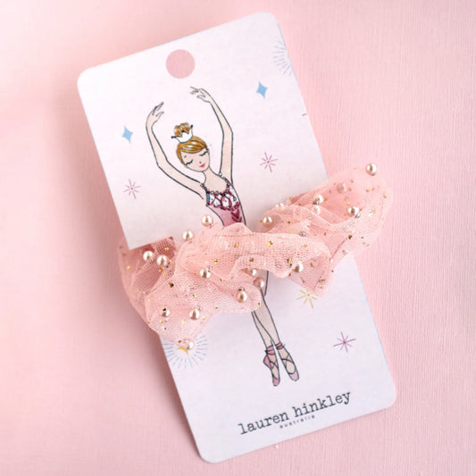 Lauren Hinkley Ava Ballerina Pearl Scrunchie