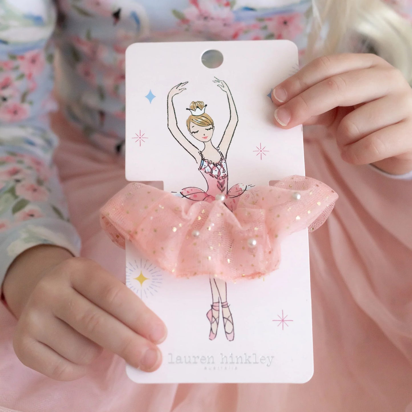 Lauren Hinkley Ava Ballerina Pearl Scrunchie