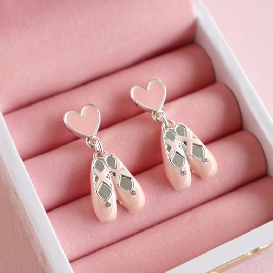 Lauren Hinkley Ballet Slippers Earrings - Ballerina Box