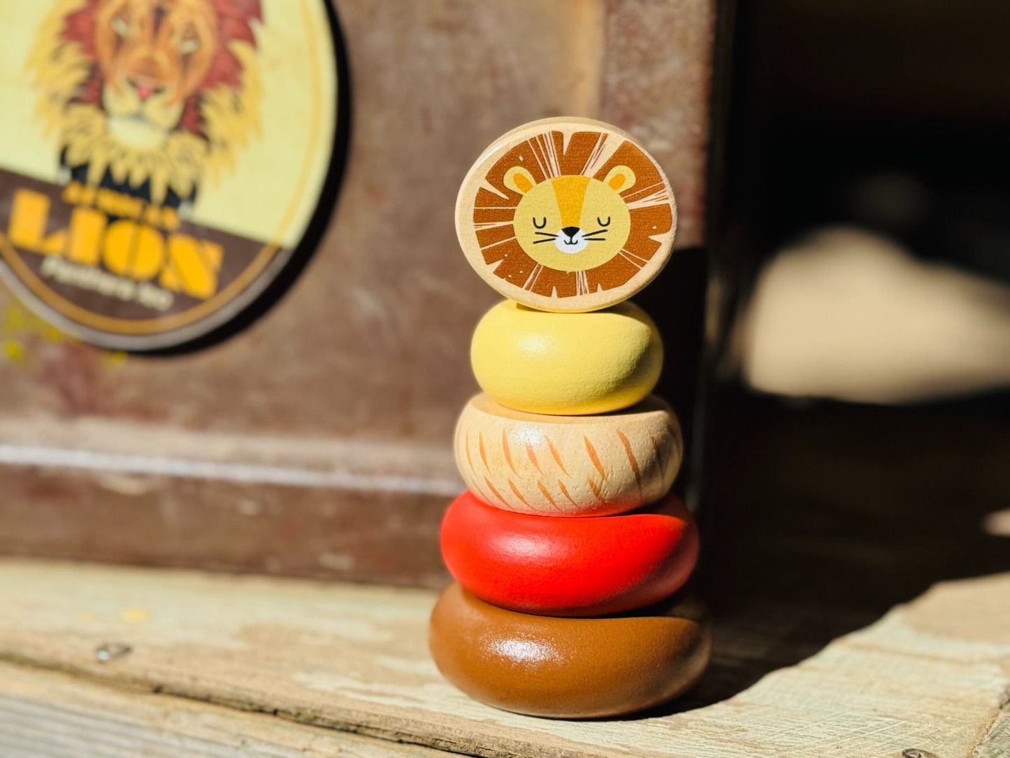 Safari Animal Stacking Toy