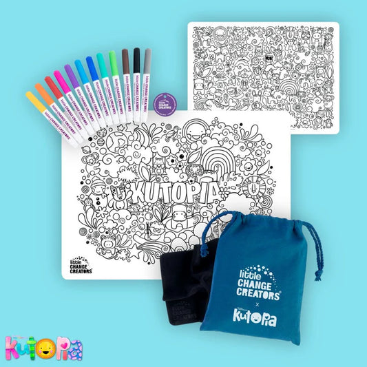 Little Change Creators Re-FUN-Able Colouring Set Kutopia