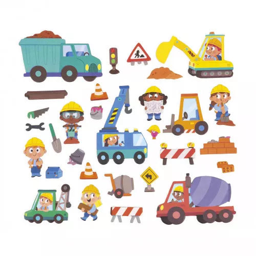 Janod Building Site Magnetic Story