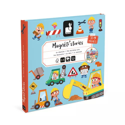 Janod Building Site Magnetic Story