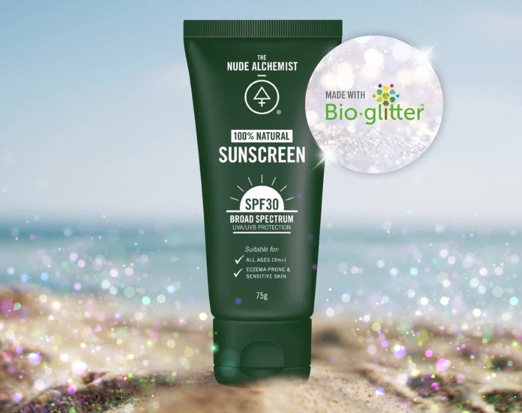 The Nude Alchemist SPF30 Sunscreen with Bioglitter®