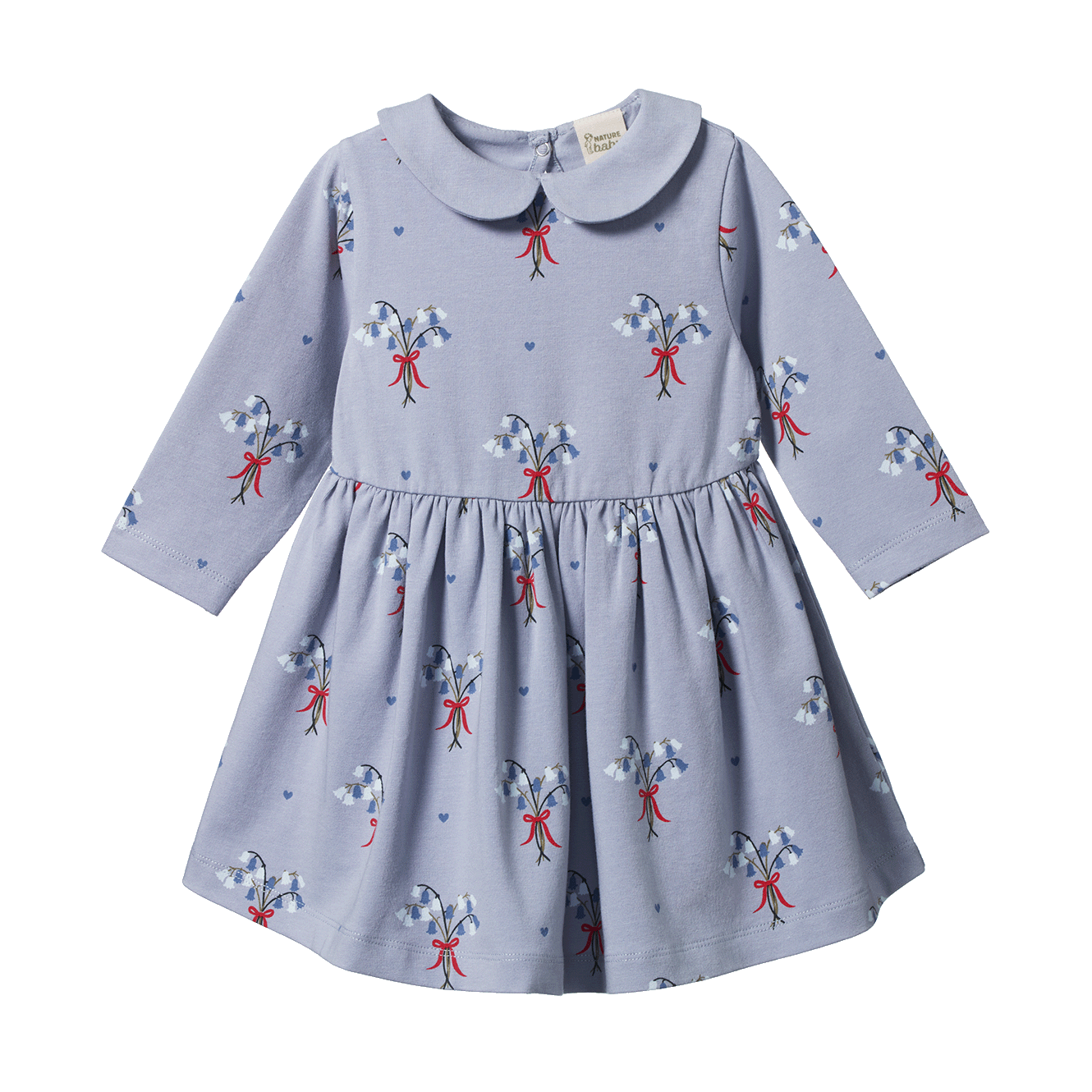 Nature Baby Agnes Dress Bluebelle Print