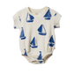 Nature Baby Juno Romper Terry Regatta Print