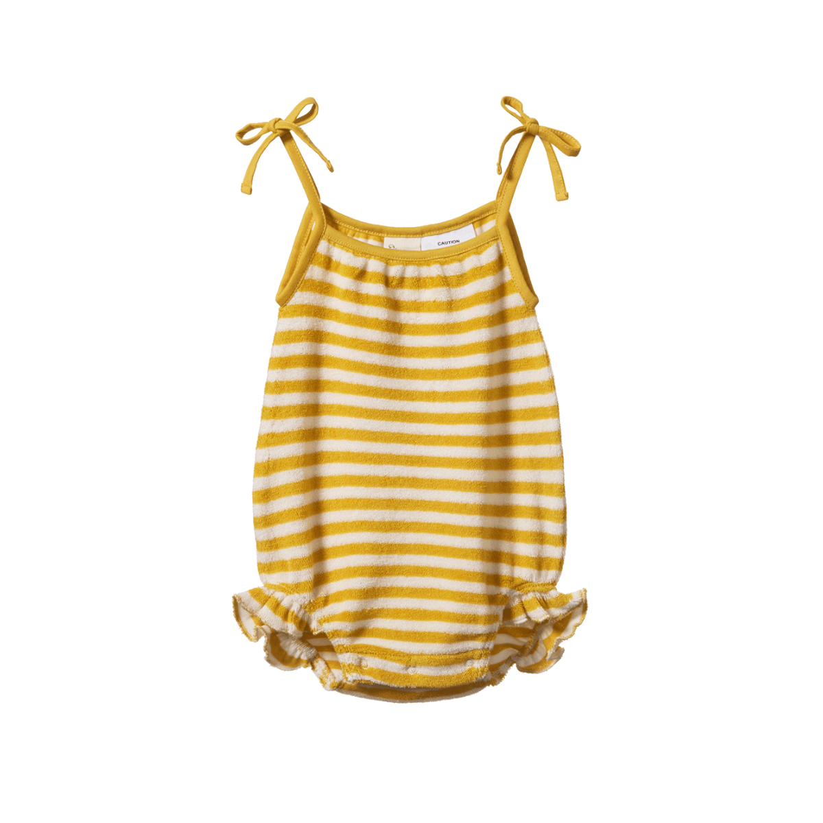 Nature Baby Sylvie Suit Golden Sea Stripe Terry