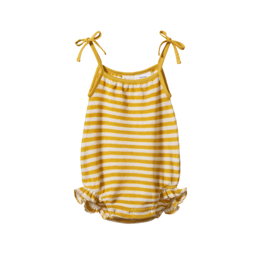 Nature Baby Sylvie Suit Golden Sea Stripe Terry