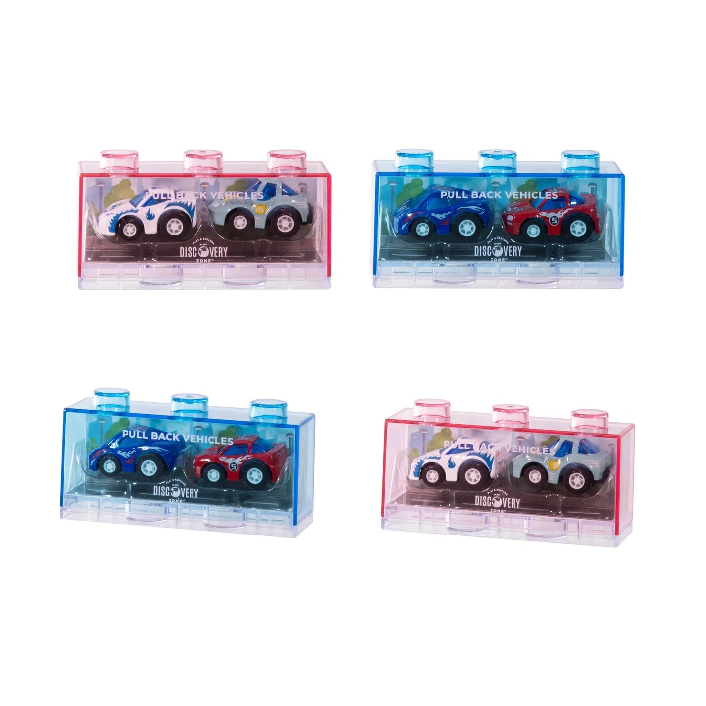 Discovery Zone Pull Back Vehicles Mini Set of 2