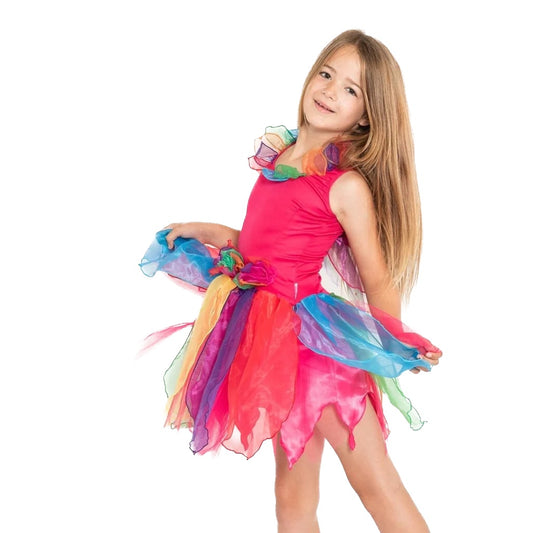 Pixie Fairy Dress Rainbow