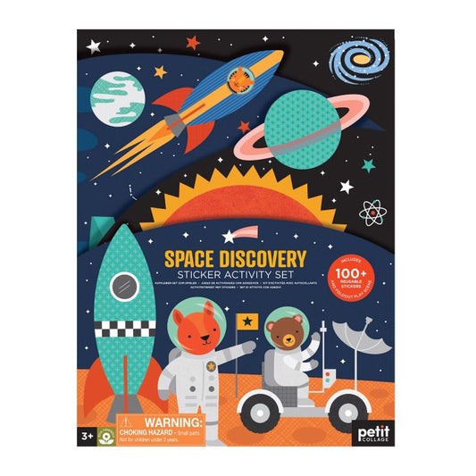 Le Petit Collage Space Discovery Sticker Activity
