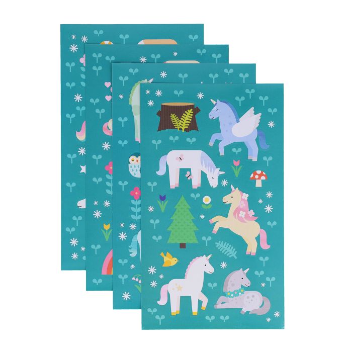 Mini Sticker Sets Le Petit Collage Mini Sticker Set Unicorn Forest – Little Trooper Limited