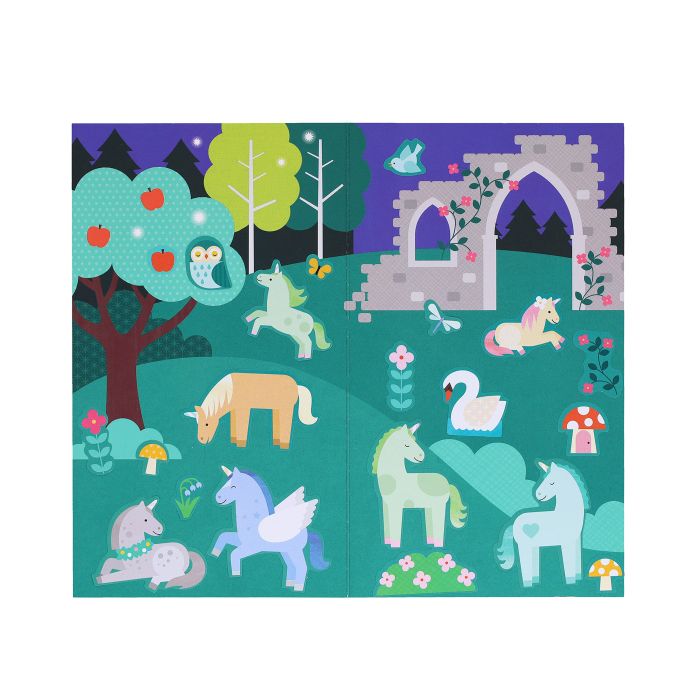 Le Petit Collage Mini Sticker Set Unicorn Forest