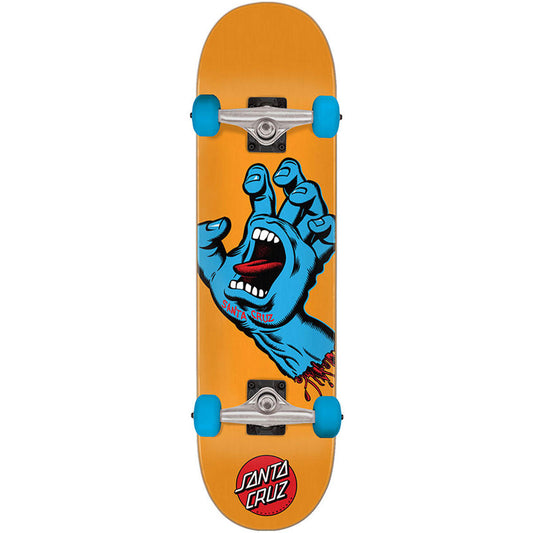 Santa Cruz Screaming Hand Mid Complete Orange Skateboard