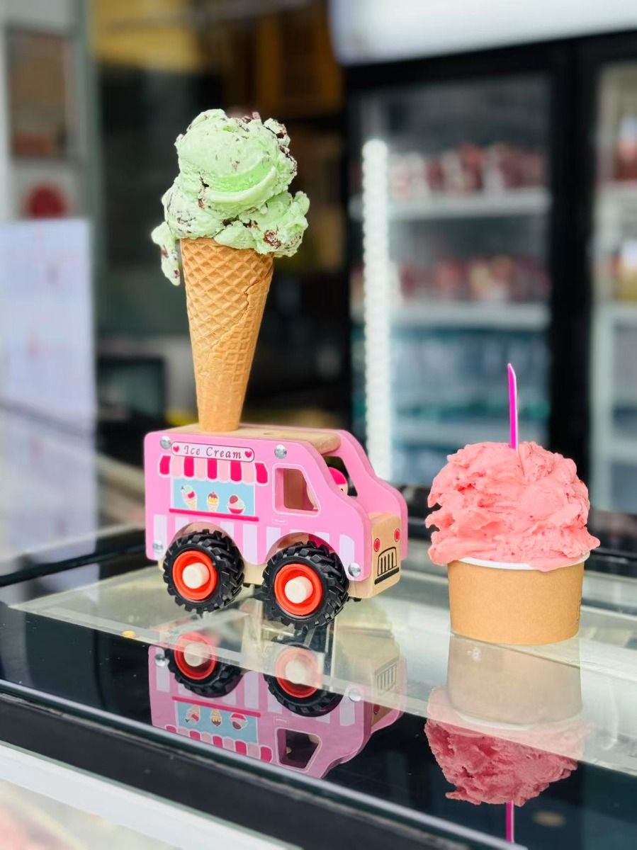 Wooden Ice Cream Truck