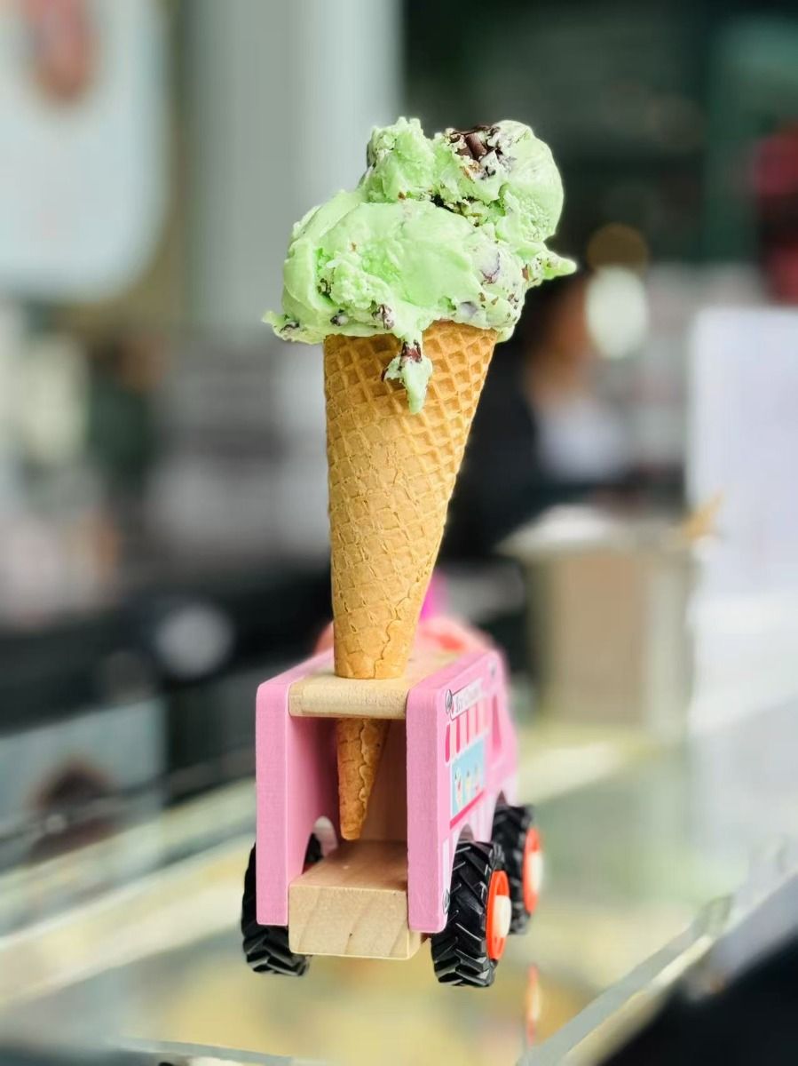 Wooden Ice Cream Truck