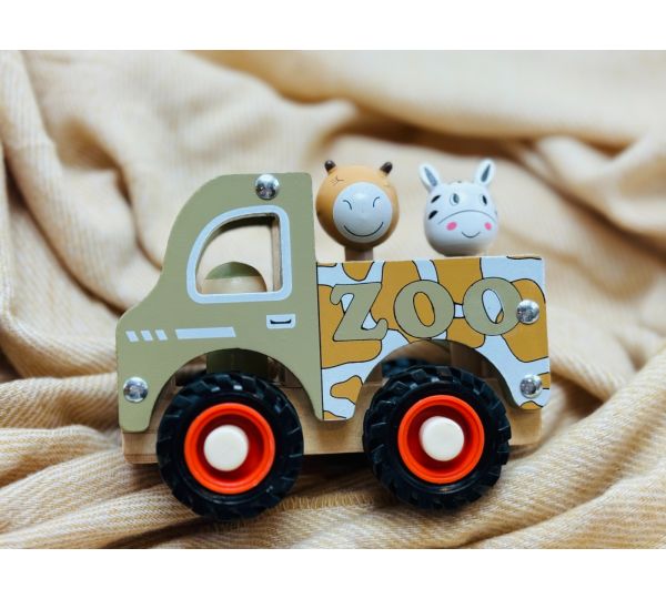 Wooden Zoo Truck