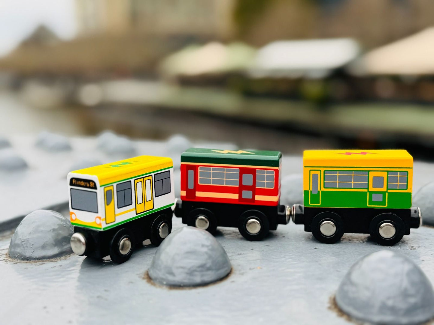 Wooden Magnetic Melbourne Tram