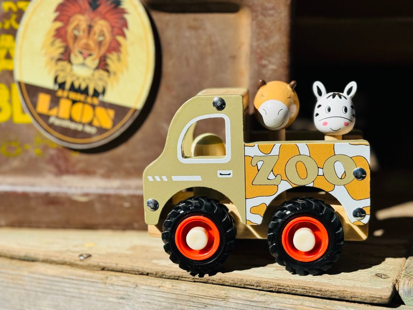 Wooden Zoo Truck