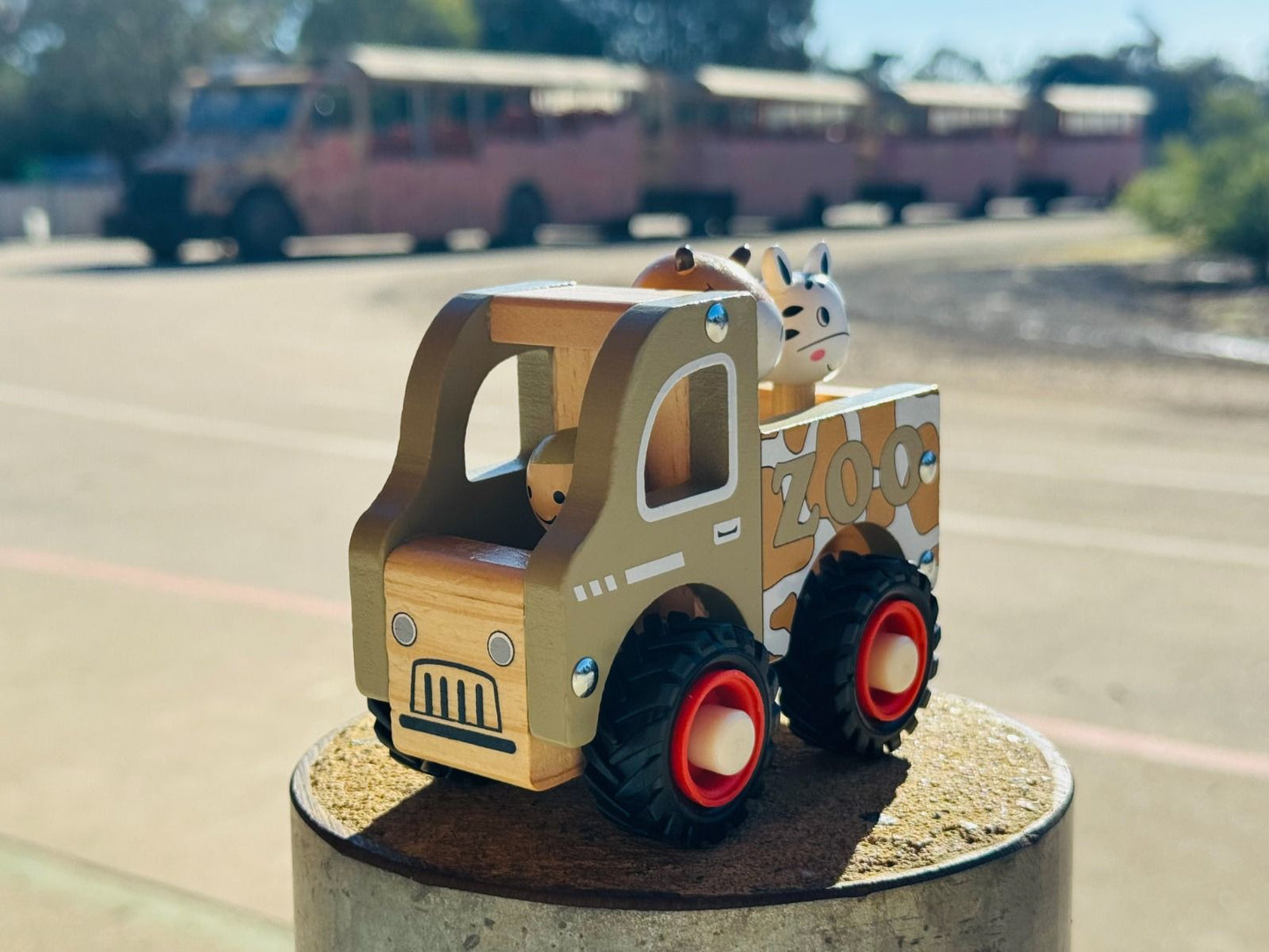 Wooden Zoo Truck
