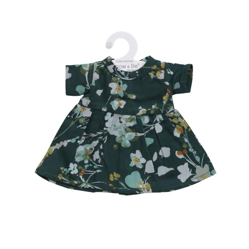 Burrow & Be Doll Clothing Green Spring Melody Dress