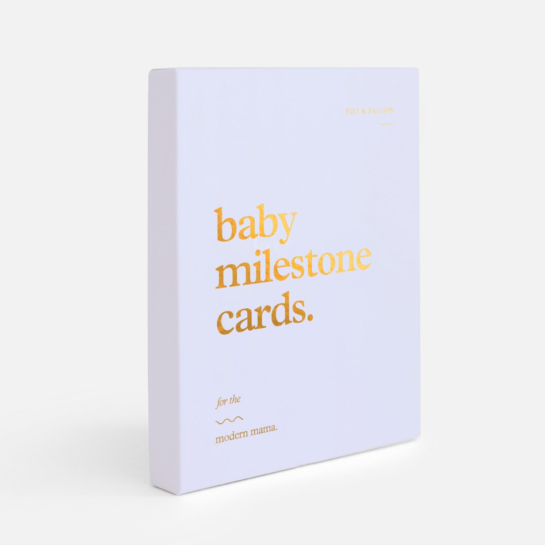Baby Milestone Cards Powder Blue