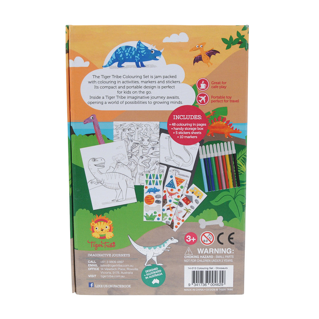 Colouring Set Dinosaur