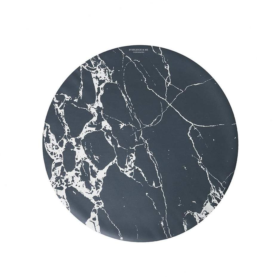 Splat Floor Mat Dark Marble