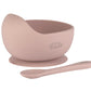 Petite Eats Silicone Bowl and Spoon Dusty Lilac