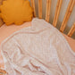 Heirloom Baby Ltd Merino Blanket Geometric Pattern Dusky Pink