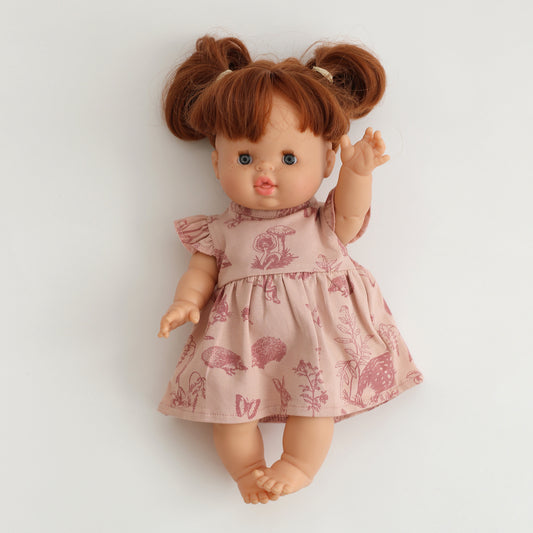 Burrow & Be Doll Clothing Forest Friends Dress