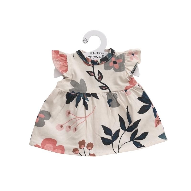 Burrow & Be Doll Clothing Pink Clementine Dress