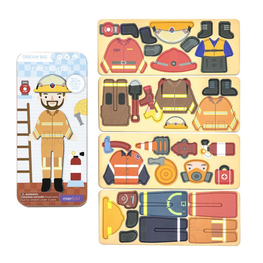 Magnetic Puzzle Box Firefighter