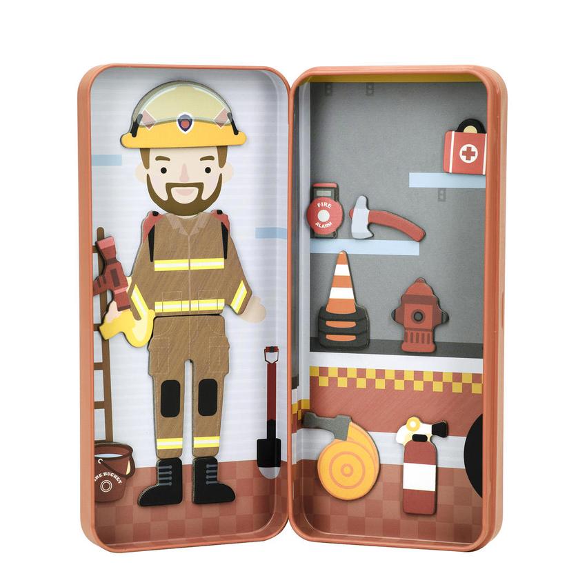 Magnetic Puzzle Box Firefighter
