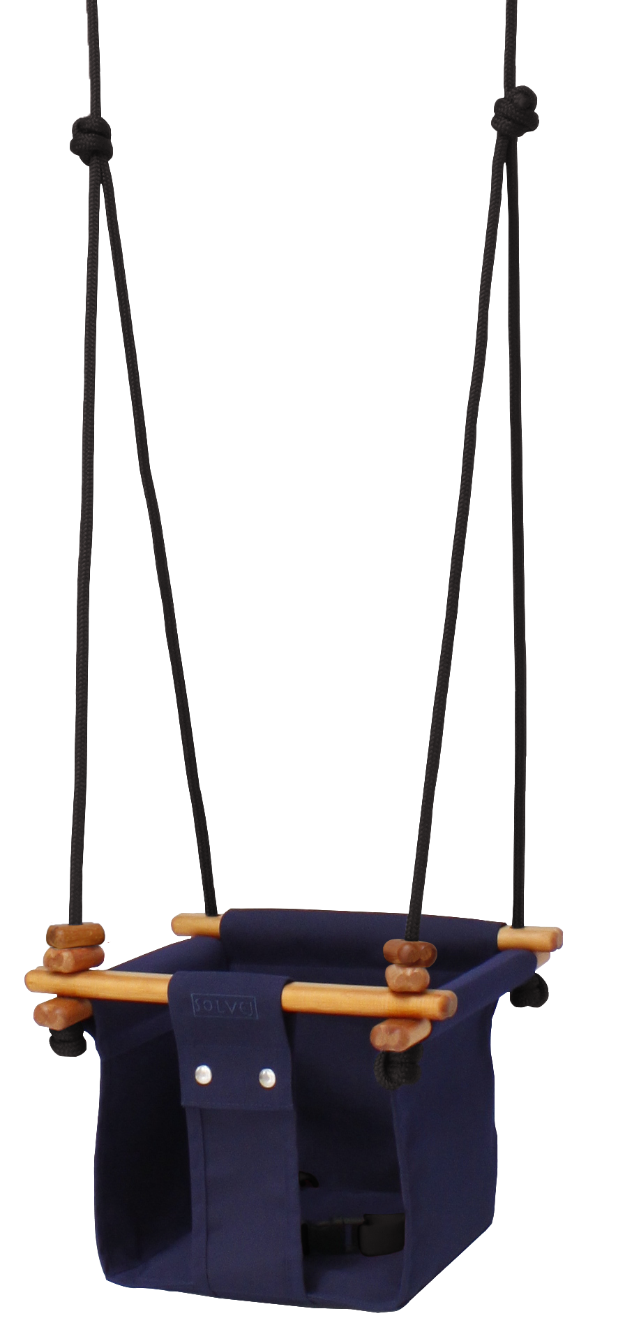 Solvej Baby and Toddler Canvas Swing, Midnight Blue