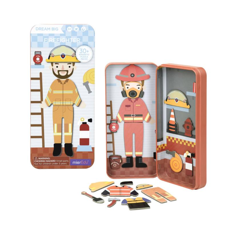 Magnetic Puzzle Box Firefighter