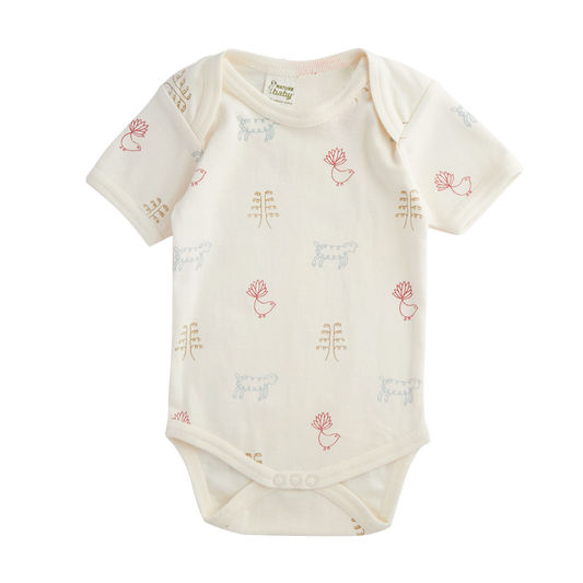 Nature Baby Short Sleeve Bodysuit Nature Baby Print