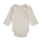 Nature Baby Long Sleeve Bodysuit Pointelle Natural