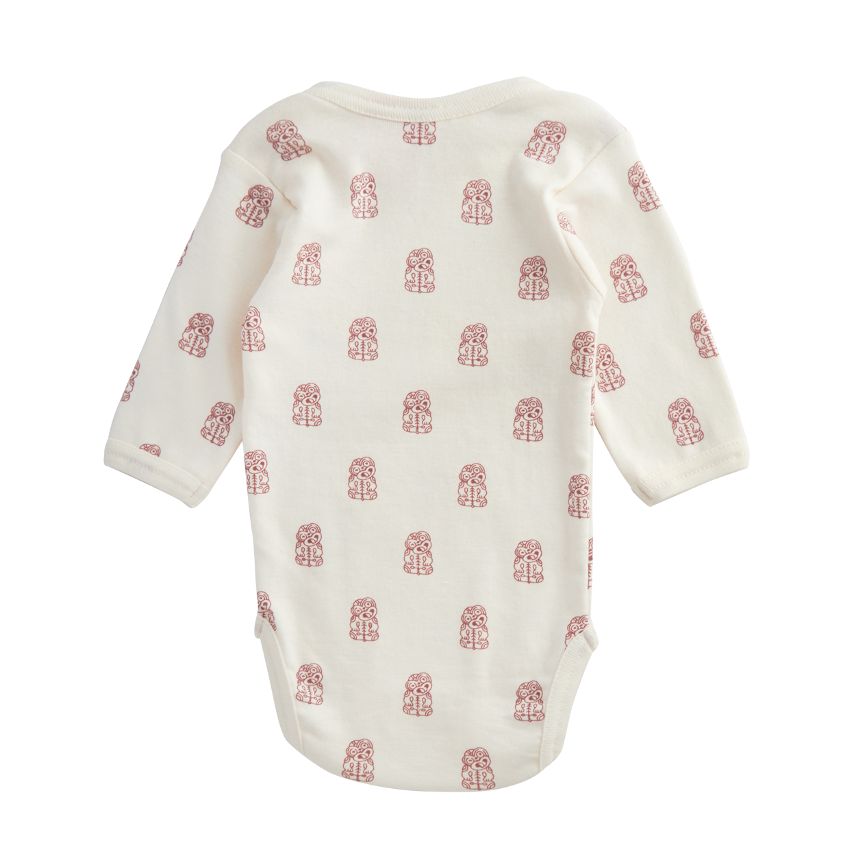 Nature Baby Long Sleeve Bodysuit Tiki Print