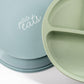 Petite Eats Suction Plate Pewter