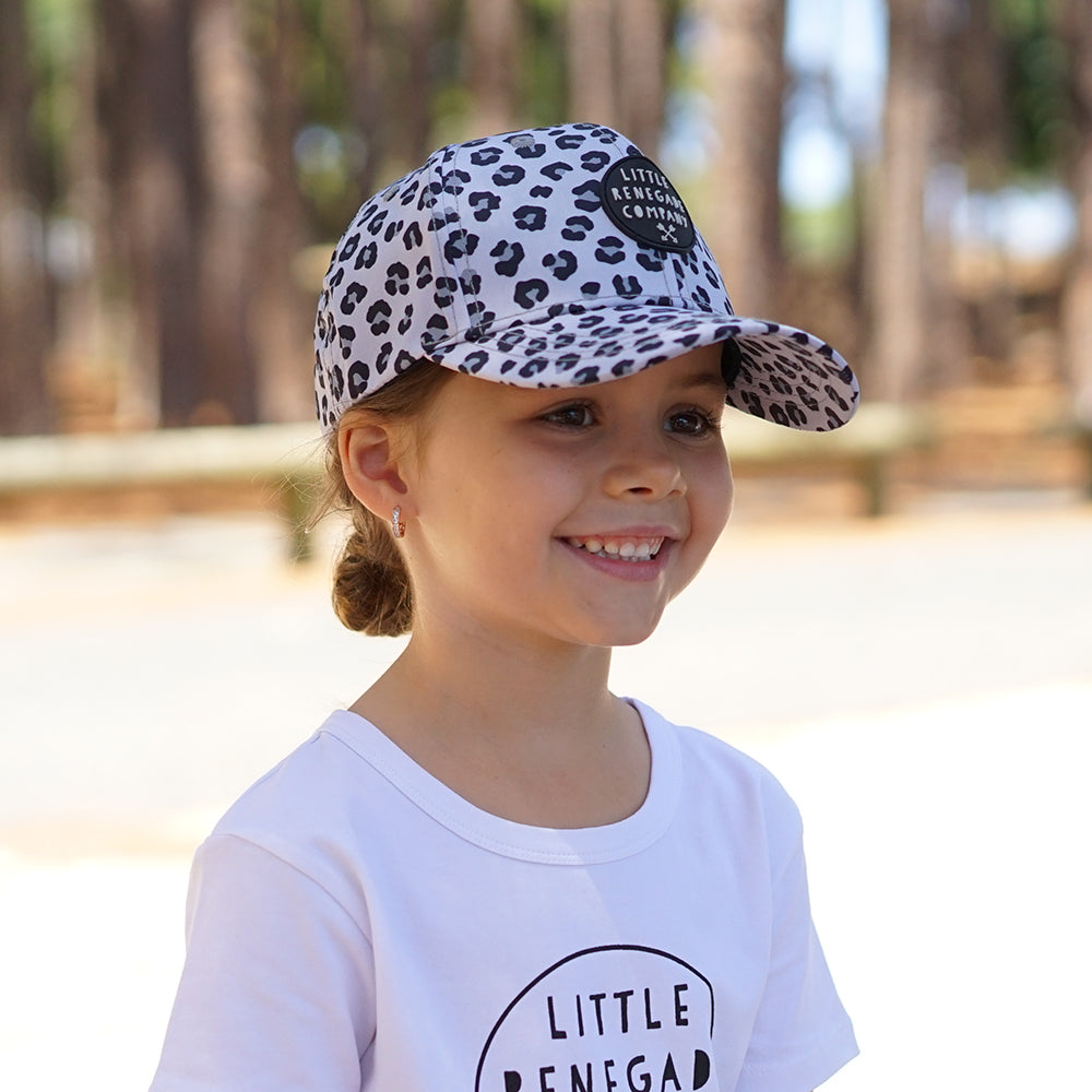 Little Renegade Company Snow Leopard Baseball Cap